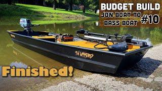 Jon Boat to Bass Boat Build Complete | Budget Build