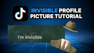 TikTok Invisible/Transparent Profile Picture Tutorial for iOS (working August 2024)