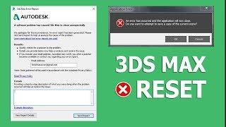 3Ds MAX error Solving Tutorial