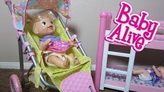 Baby Alive Baby Doll Stroller with Babys New Teeth and Elsa