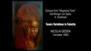 Extracts from "Magische Töne" (Die Königin von Saba - Goldmark) | Tenors variations in Falsetto