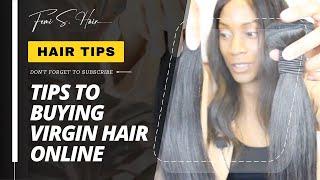 Watch This Before Buying Virgin Hair Online