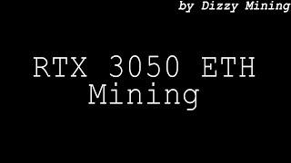 RTX 3050 Mining Hashrate - ETH - NVIDIA LHR in action