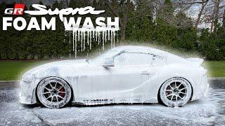 GR Supra Track Car Deep Clean Foam Wash | Auto Fanatic