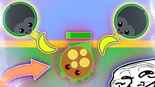 MOPE.IO TROLLING GORILLA 2x BANANA FLING ABILITIES !! VERY FUNNY MOMENTS !!