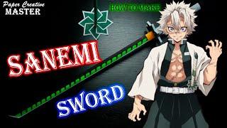 How to Make a Demon Slayer Sanemi Shinazugawa Sword, Kimetsu no Yaiba