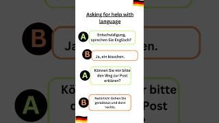 Basic German conversation for beginner [A1-A2]. German daily conversation.