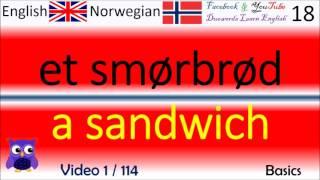 01 Basics / Grunnleggende Norsk - Engelske Ord / Norwegian - English Words læring engelsk lære