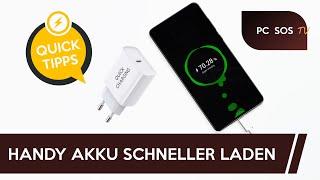 Smartphone schneller laden - PC SOS TV