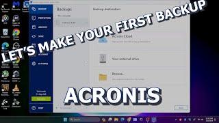 How to download Acronis and make your first backup