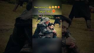their catching skill ️‍ Turgut gazi ️‍Turhan Alp#kurulusosman #edit
