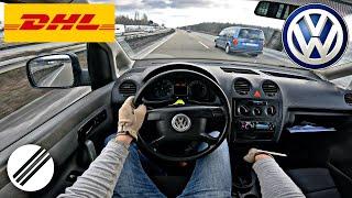 2004 VW CADDY 2.0 SDI TOP SPEED DRIVE ON GERMAN AUTOBAHN 