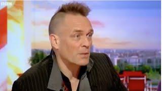 John Robb on BBC Breakfast TV talking  about the Sex Pistols