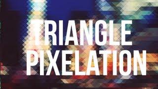 Photoshop Tutorial : Triangle Pixelation Effect [HD]