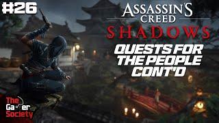 AC SHADOWS | QUESTS FOR THE PEOPLE CONT'D. - XXVI - 26!