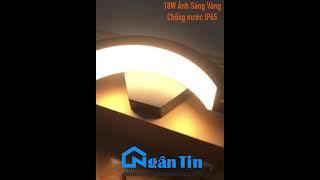 Đèn gắn tường ngoài trời trong nhà treo tường ốp tường Led 18W 220V VNT159 Ngân Tin