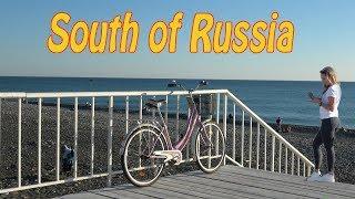 South of Russia. Russian Resorts on the Black sea. 4K