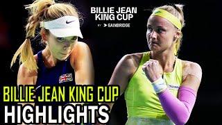 Katie Boulter vs Rebecca Sramkova Highlights | Billie Jean King Cup 2024