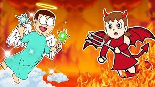 Shinchan And Nobita Going To Hell  | Shinchan And Nobita Game | Funny Game