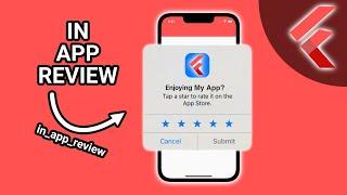 Flutter Tutorial - In App Review (in_app_review) #Flutter #AppDevelopment #Dart
