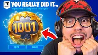 I Just BROKE Fortnite's HARDEST Record...