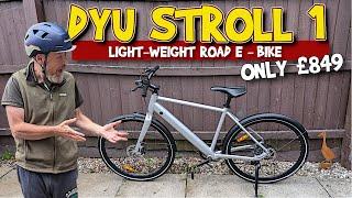 DYU STROLL 1 EBIKE test Ride And Review. A Quality Light - Weight City Road E-Bike #baconbuttties