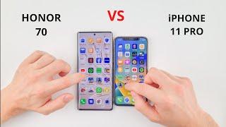 Honor 70 vs iPhone 11 Pro | SPEED TEST