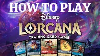 How to play Disney Lorcana | Beginner Learns to play