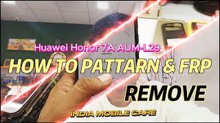 Honor 7a edl point huawei AUM-AL20 edl mode /pattern unlock By unlock tool #honor #huawei #aum