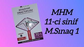 MHM 11-ci sinif buraxılış imthanı sınaq kitabı. Mövzu sınağı 1