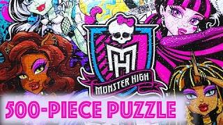 (Hura Huro ) 500-piece Puzzle MONSTER HIGH Games Clementoni Rompecabezas Playset De Toys Learning A