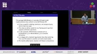 Optimization Solvers in JuliaSmoothOptimizers | Tangi Migot | JuliaCon 2023