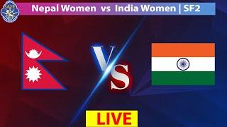 LIVE: Nepal vs India | Semifinal 2 | SAFF Women's Championship 2024 | Watch Along & Reaction