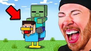 Minecraft Steve vs CHICKEN JOCKEY  (FUNNIEST Animation Battle)