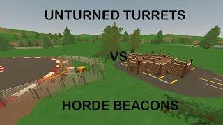 Unturned: Turrets VS Horde Beacon