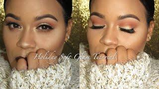 Soft Holiday Glam  Makeup Tutorial | Glambykiki