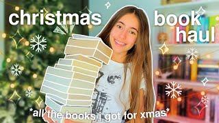 all the books i got for christmas!!  xmas book haul