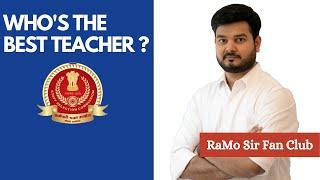 Which teacher to follow for SSC CGL/SSC CHSL ? | Best Teacher for SSC CGL/SSC CHSL | RaMo Sir Examo