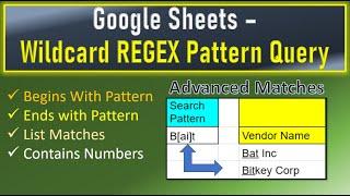 Google Sheets Regex Match Query