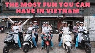 The most fun you can have in Vietnam!  Street food and nighttime city tour in Saigon!