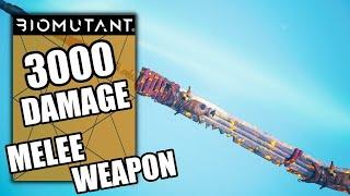 Biomutant – Craft 3000 Damage Melee Weapon (9 STARS)