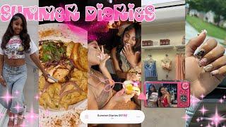 Summer Diaries 001🫧Summer Clothing Shopping, Nails, Bestie Date, etc.||ThatGurlGabrielle
