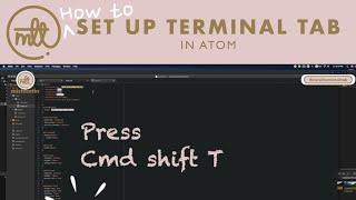 Atom tutorials: How to Install terminal tab