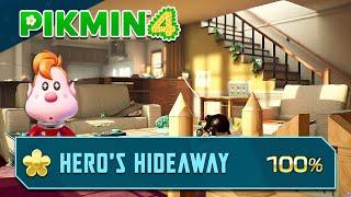 Pikmin 4 - Area 4: Hero's Hideaway (All Rescues, Treasure, Onions)