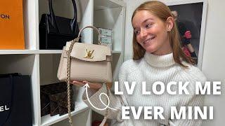 LOUIS VUITTON LOCK ME EVER MINI | First impressions, what fits & handbag liner!