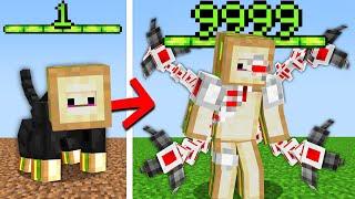 SEVİYE ATLADIKÇA EVRİM GEÇİRİYORUM! - Minecraft