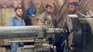 Most Popular Video How to Restoration Big Trailer Tire axle & manufacturing chaff cutter blade wheel