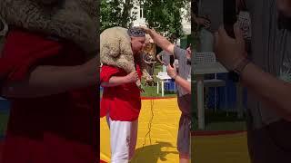 Татар сабантуе Празднование Сабантуя в Томске, баран победителю #татары #татарстан #татарлар