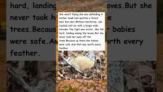 She Saved Her Kids!! #wholesome #hawk