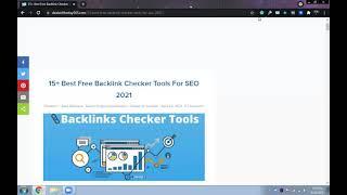 Best Free Backlink Checker Tools For SEO | Free #backlink checker and analysis tool | free #SEO tool